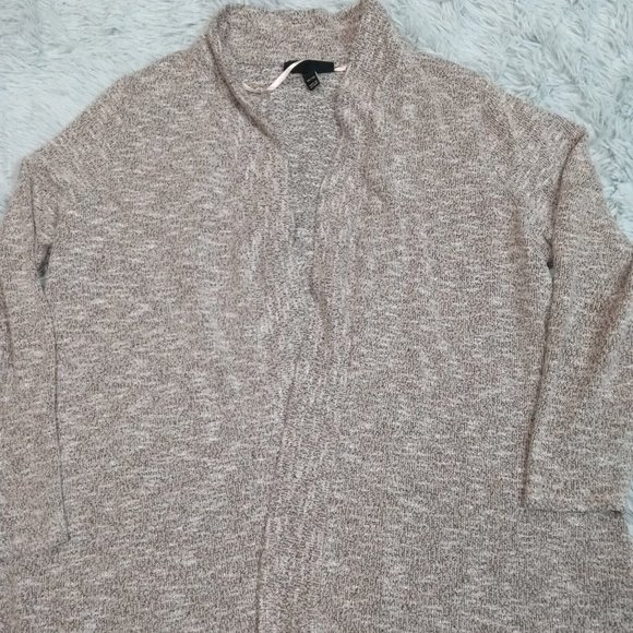 Lane Bryant‎ Womens Sweater Cardigan Multicolor 14 16 Open Sparkle Stretch 14 16 - Picture 3 of 8